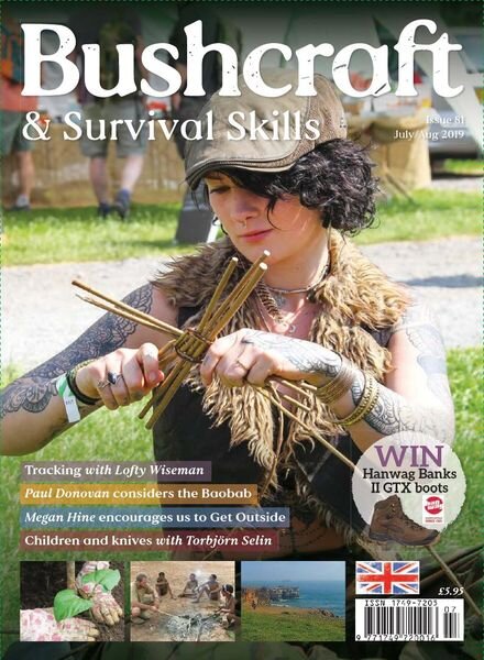 Bushcraft & Survival Skills – Issue 81 – July-August 2019 Cover