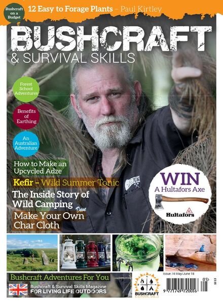Bushcraft & Survival Skills – Issue 74 – May-June 2018 Cover