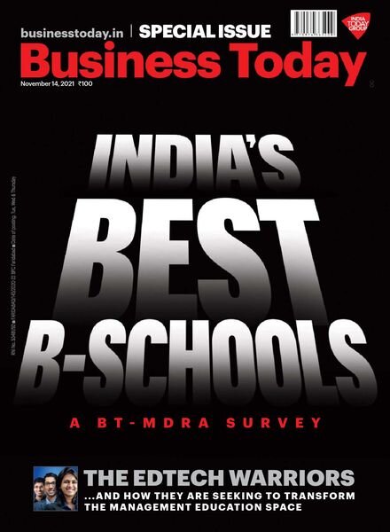 Business Today – November 14, 2021 Cover