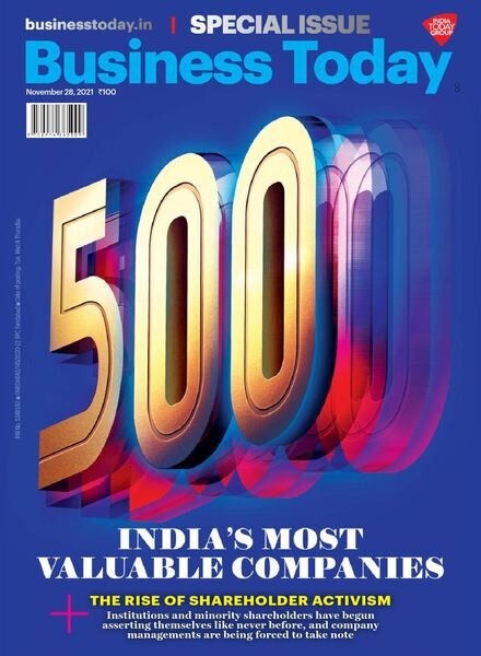 Business Today – November 28, 2021 Cover