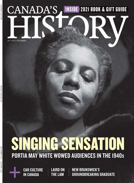 Canada’s History – December 2021 – January 2022 Cover