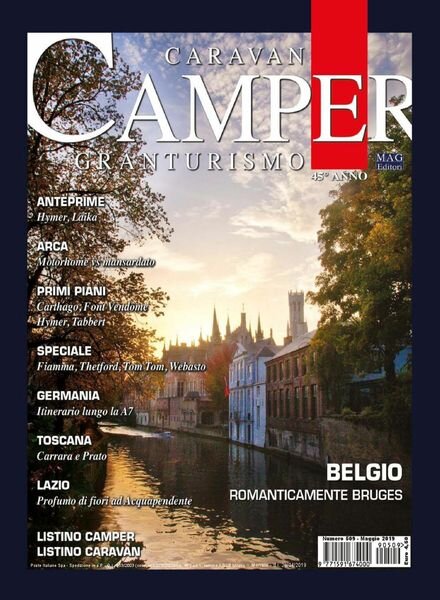 Caravan e Camper Granturismo – Maggio 2019 Cover