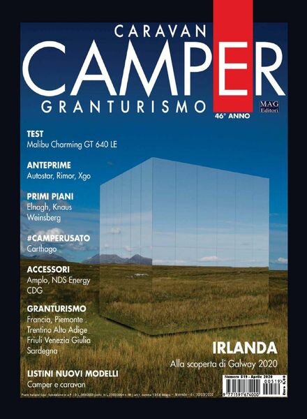 Caravan e Camper Granturismo N 519 – Aprile 2020 Cover