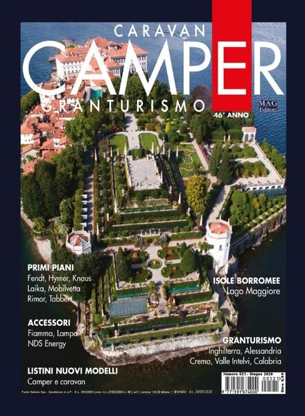 Caravan e Camper Granturismo N 521 – Giugno 2020 Cover