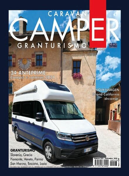 Caravan e Camper Granturismo N 523 – Settembre 2020 Cover
