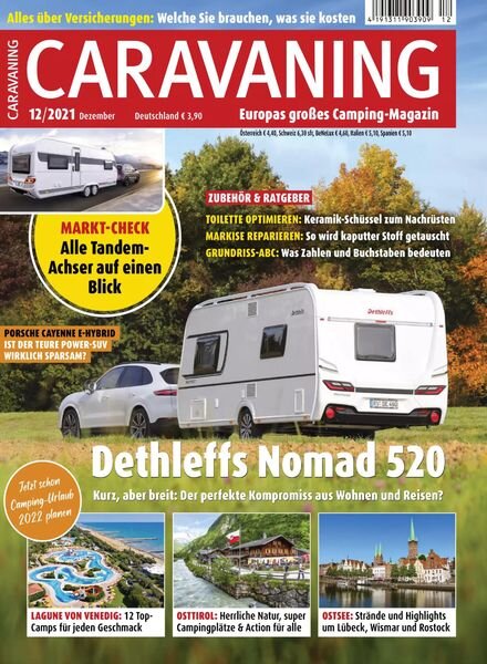 Caravaning – Dezember 2021 Cover