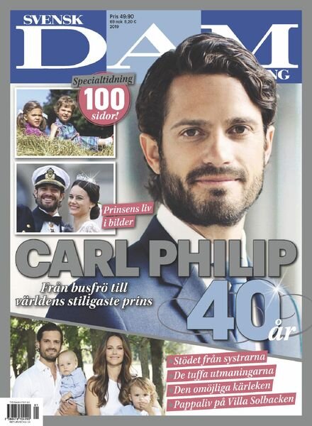 Carl Philip 40 ar – maj 2019 Cover