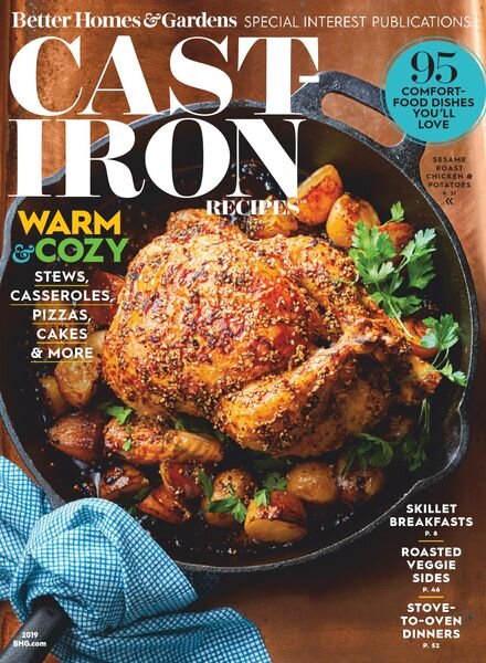 Cast-Iron Recipes – January 2019 Cover
