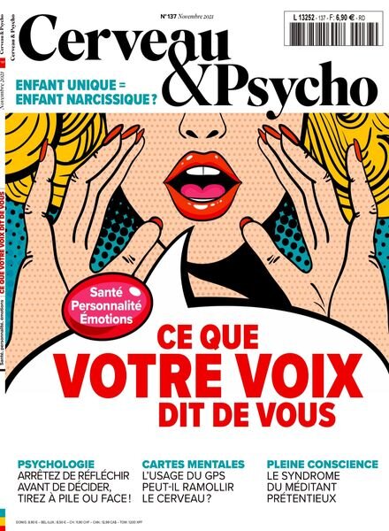 Cerveau & Psycho – Novembre 2021 Cover