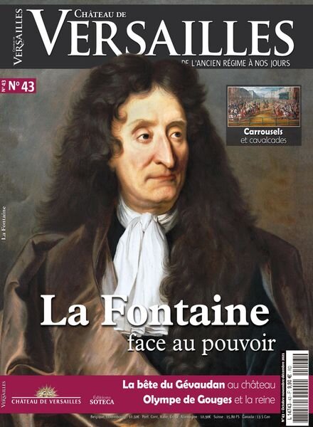 Chateau de Versailles – Octobre-Decembre 2021 Cover