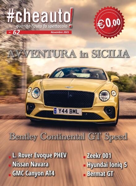 #cheauto! – Novembre 2021 Cover