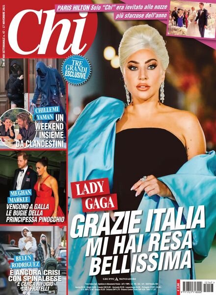 Chi – 17 novembre 2021 Cover