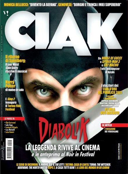 Ciak – dicembre 2021 Cover