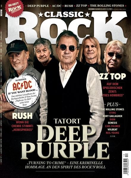 Classic Rock Germany – Dezember 2021 Cover