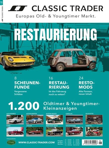 Classic Trader – November 2021 Cover