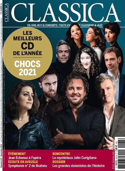 Classica – novembre 2021 Cover