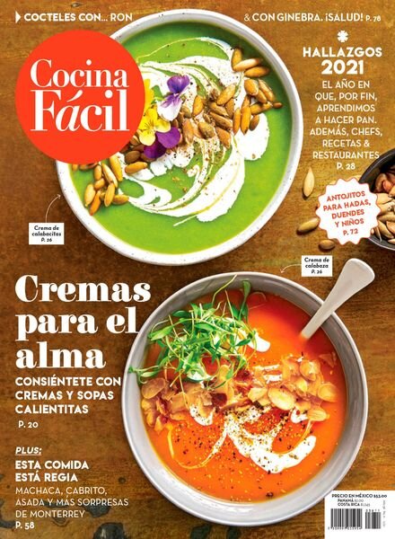 Cocina Facil – noviembre 2021 Cover