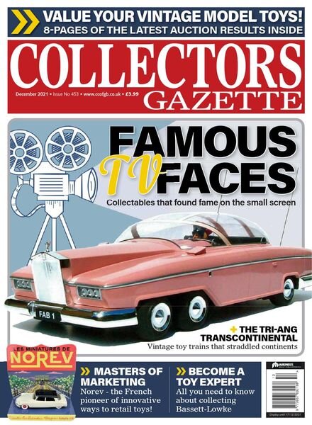 Collectors Gazette – Issue 453 – December 2021 Cover