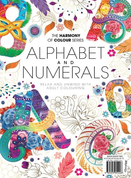 Colouring Book – Alphabet and Numerals – August 2021 Cover