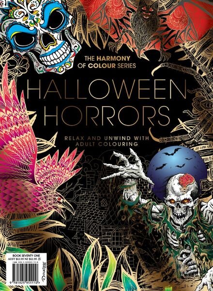 Colouring Book – Halloween Horrors – September 2020 Cover