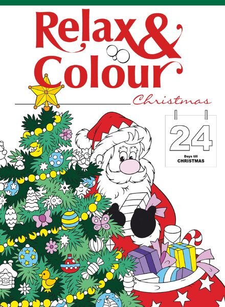 Colouring Book – Relax and Colour Christmas – October 2018 Cover