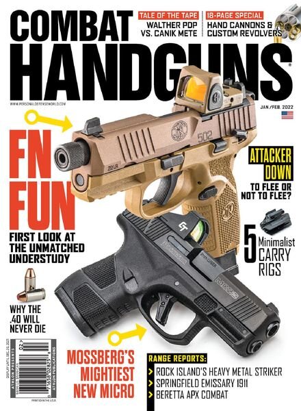Combat Handguns – January 2022 Cover