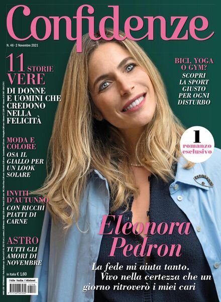 Confidenze – 02 novembre 2021 Cover