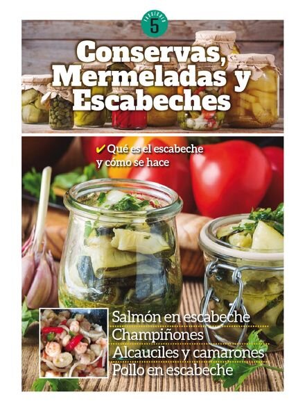 Conservas mermeladas y escabeches – julio 2021 Cover