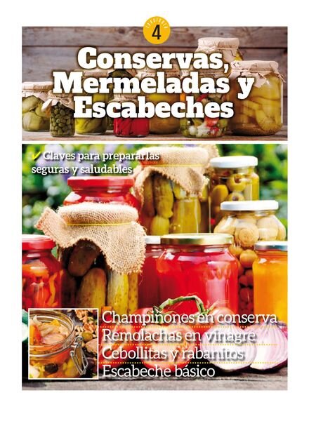 Conservas mermeladas y escabeches – junio 2021 Cover