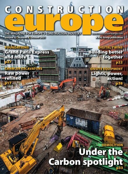Construction Europe – October 2021 Cover
