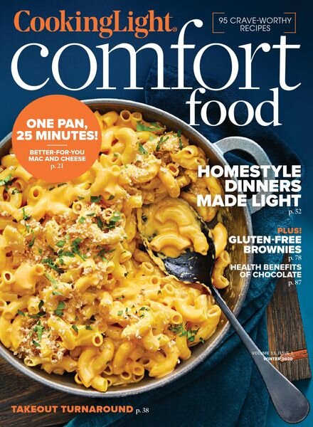Cooking Light Comfort Food – December 2019 Cover