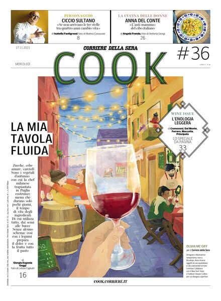 Corriere della Sera Cook – 17 Novembre 2021 Cover