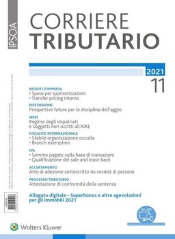 Corriere Tributario – Novembre 2021