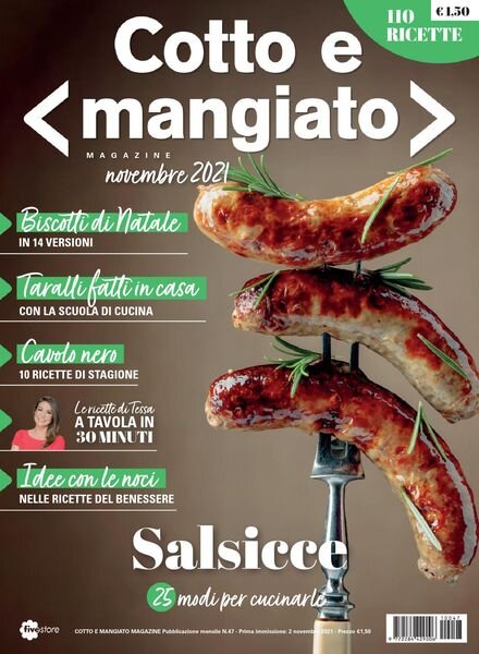 Cotto e Mangiato – novembre 2021 Cover