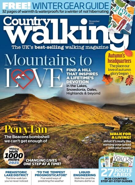 Country Walking – November 2021 Cover