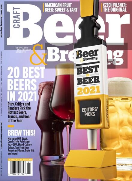 Craft Beer & Brewing – December 2021 Cover