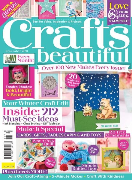 Crafts Beautiful – Issue 165 – November 2021 Cover