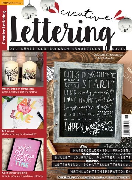 Creative Lettering – Oktober 2021 Cover