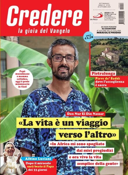 Credere – 24 Ottobre 2021 Cover