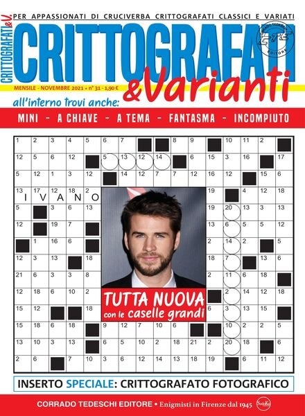Crittografati & Varianti – novembre 2021 Cover
