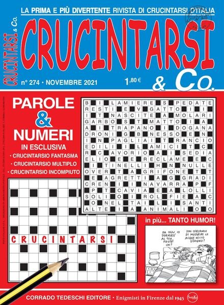 Crucintarsi & Co – novembre 2021 Cover