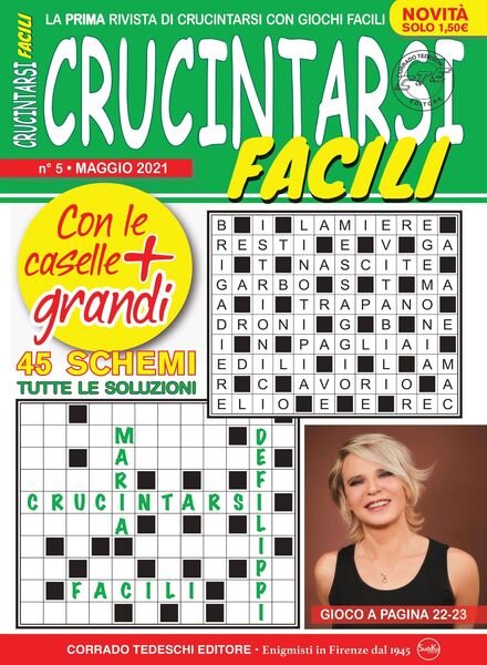 Crucintarsi Facili – aprile 2021 Cover