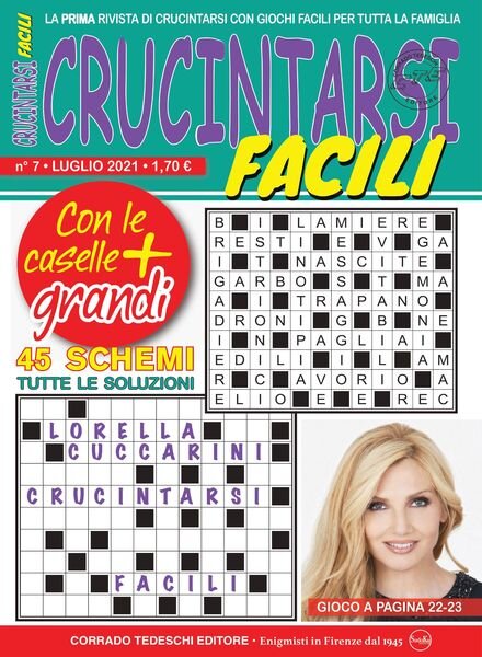 Crucintarsi Facili – giugno 2021 Cover