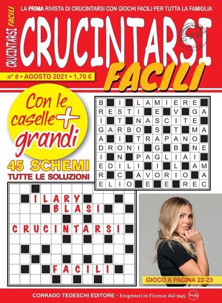 Crucintarsi Facili – luglio 2021 Cover