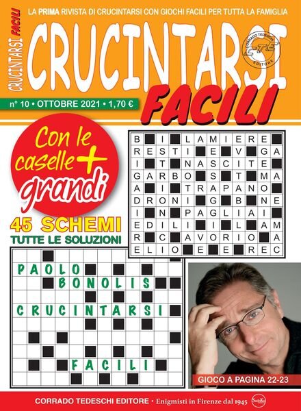 Crucintarsi Facili – settembre 2021 Cover