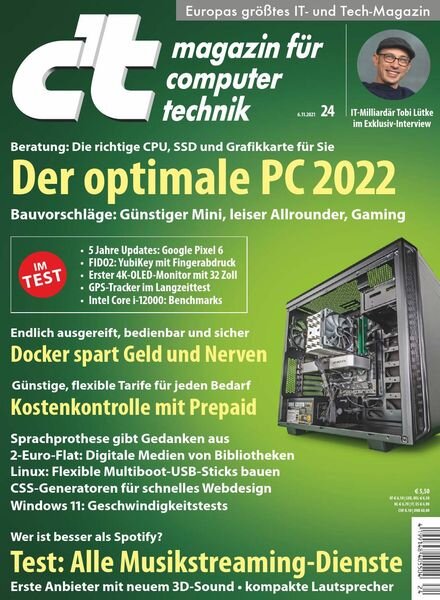 c’t – 06 November 2021 Cover