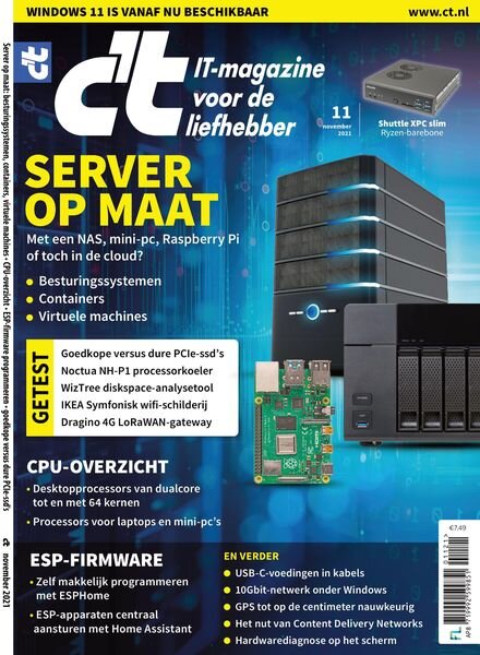 c’t Magazine Netherlands – november 2021 Cover