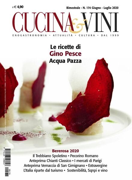 Cucina & Vini – N 174 – Giugno-Luglio 2020 Cover