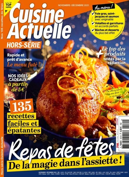 Cuisine Actuelle – Hors-Serie – Novembre-Decembre 2021 Cover
