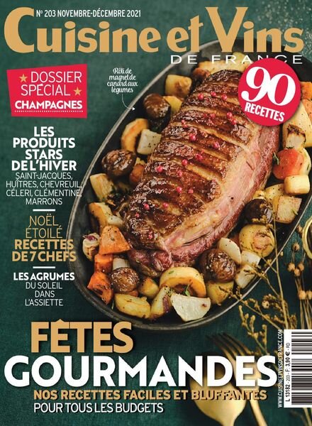 Cuisine et Vins de France – novembre 2021 Cover